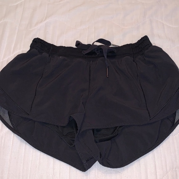 Lululemon black Hotty Hot shorts - Picture 1 of 3